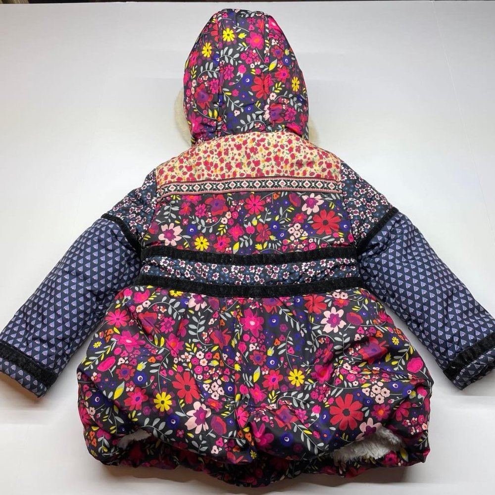Desigual Girls Jacket, Colorful Multi-color print Size 3-4 - Picture 2 of 4